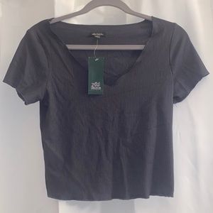 wild fable grey crop top 🦋
